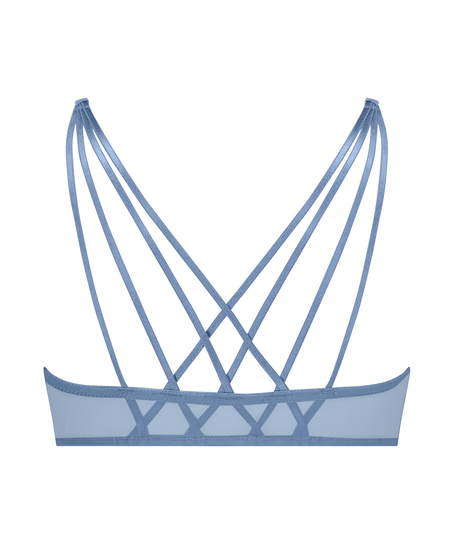 Vadderad bygel-bh med push-up Molly, Blå