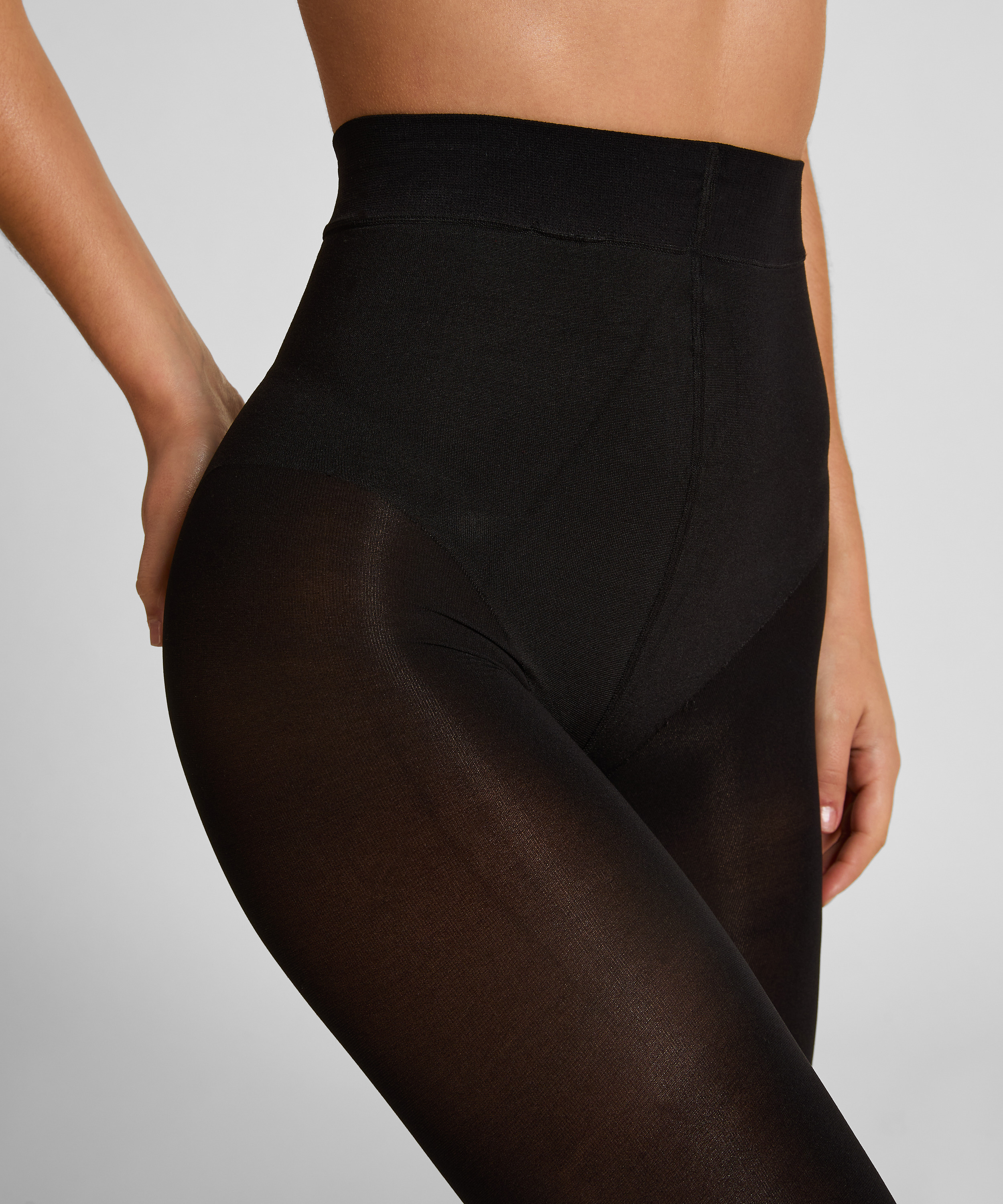 Strumpbyxor 60 denier med core control, Svart, main