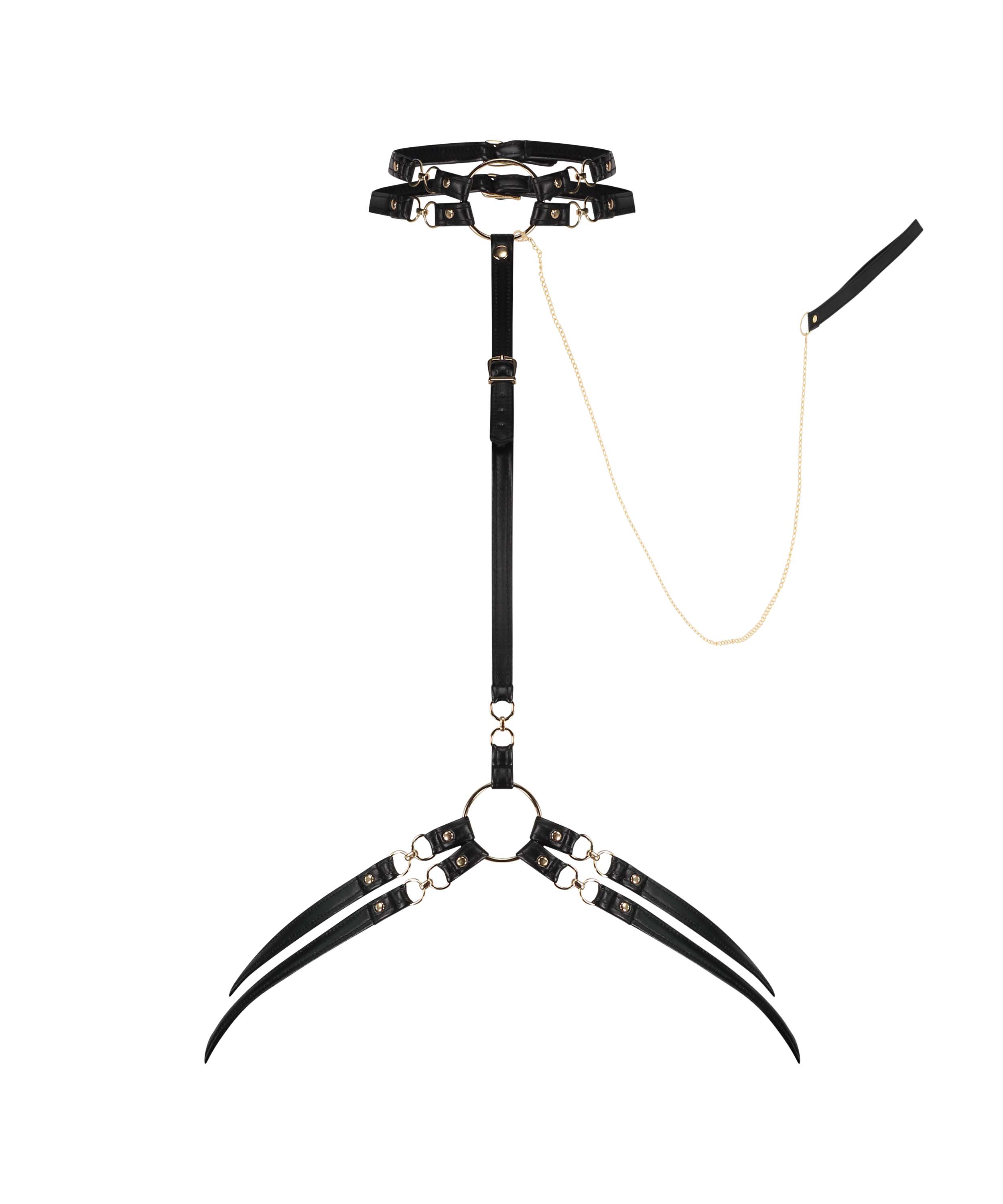 Private Sele i konstläder, Svart, main