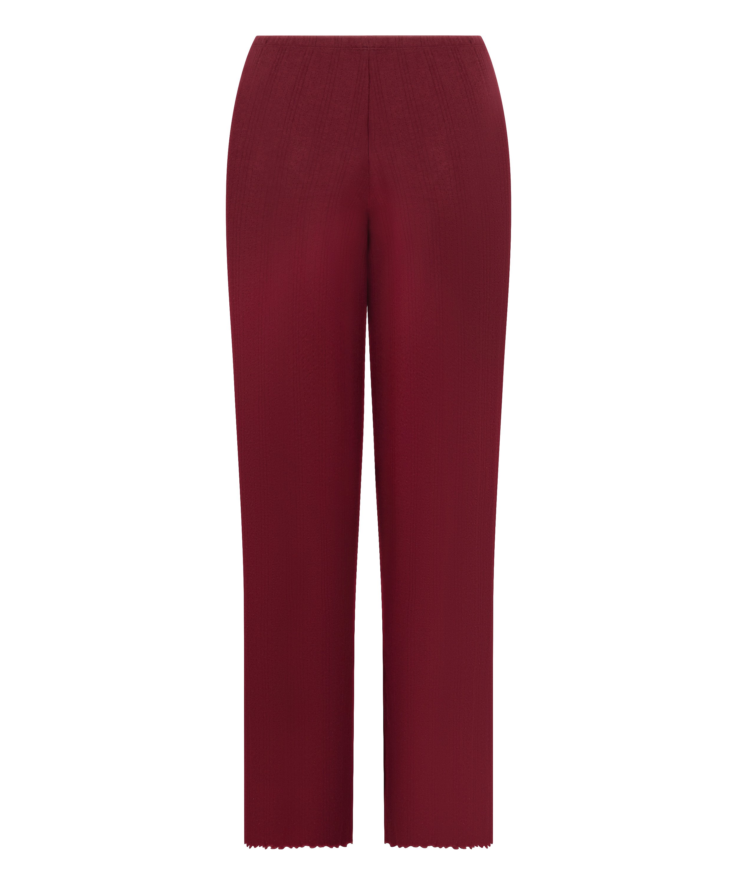 Pyjama Pant Loose Pointelle, R&ouml;d, main