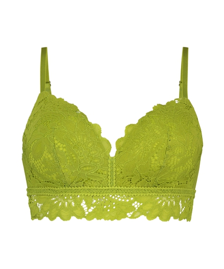 Formpressad longline bh utan bygel Shiloh, Gr&ouml;n