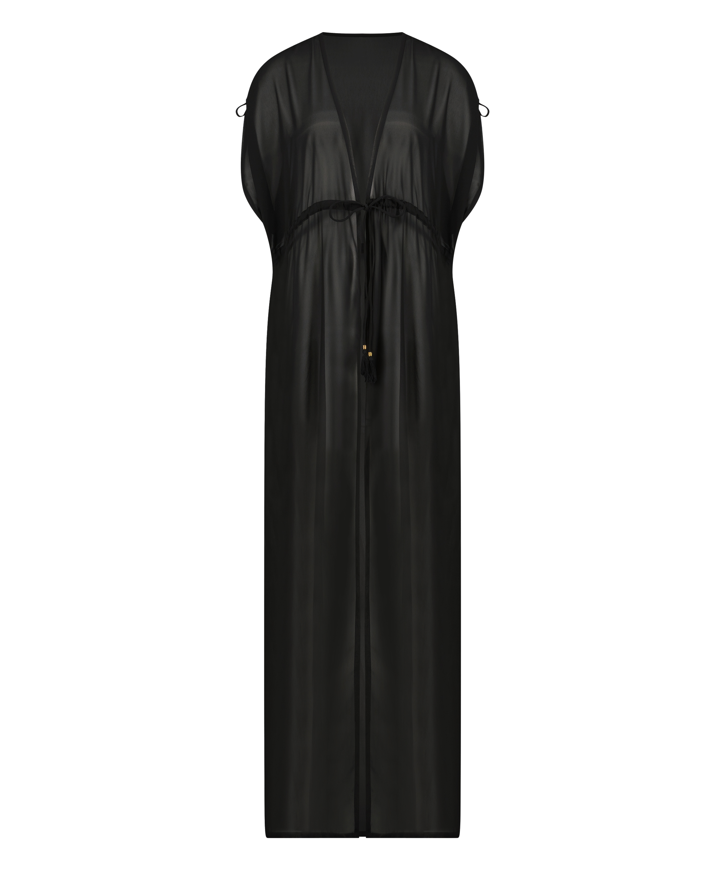 Sheer Kimono, Svart, main