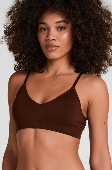 Hunkemöller Dide triangel-bralette Brun