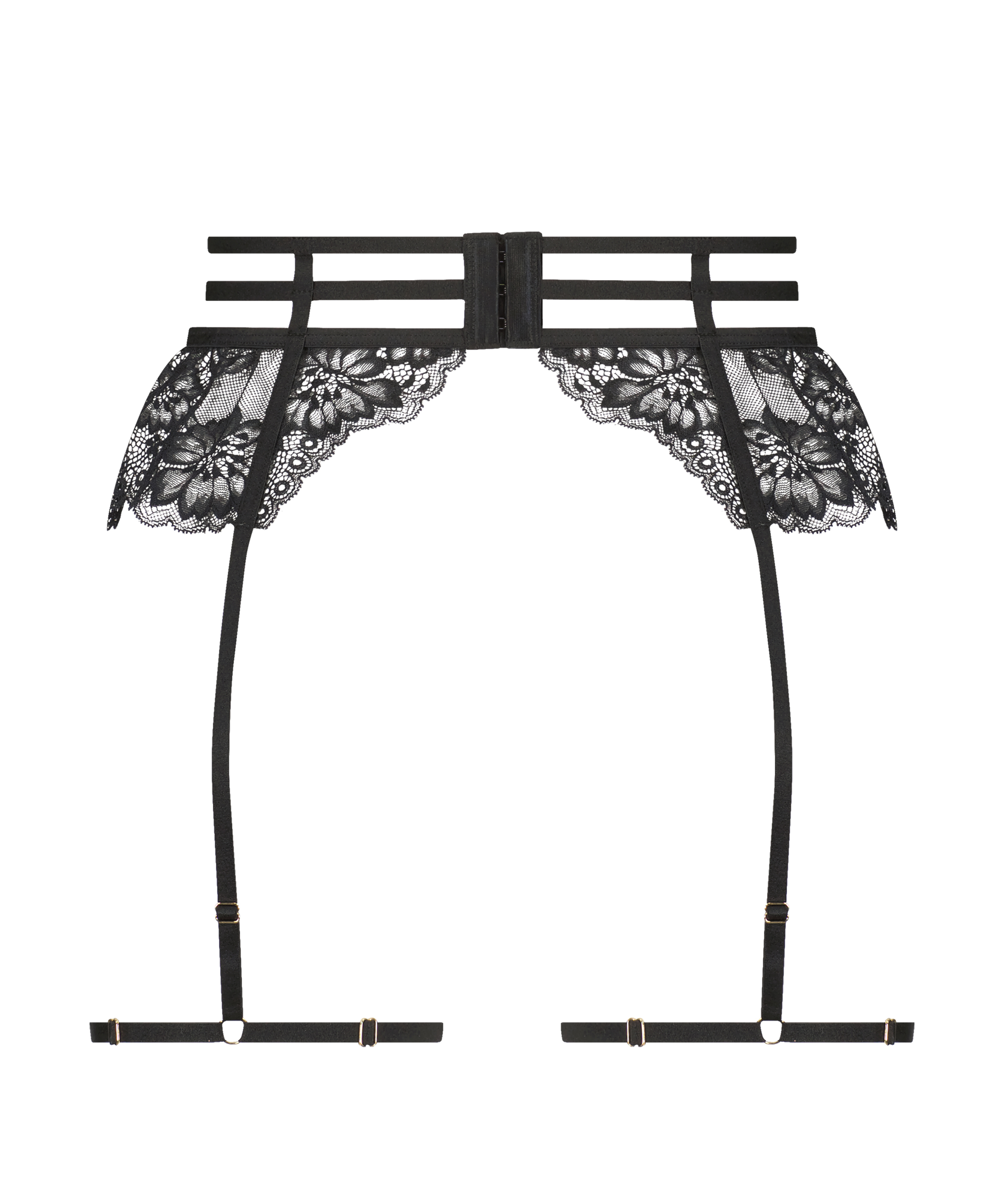 Strumpeband Roxanne, Svart, main