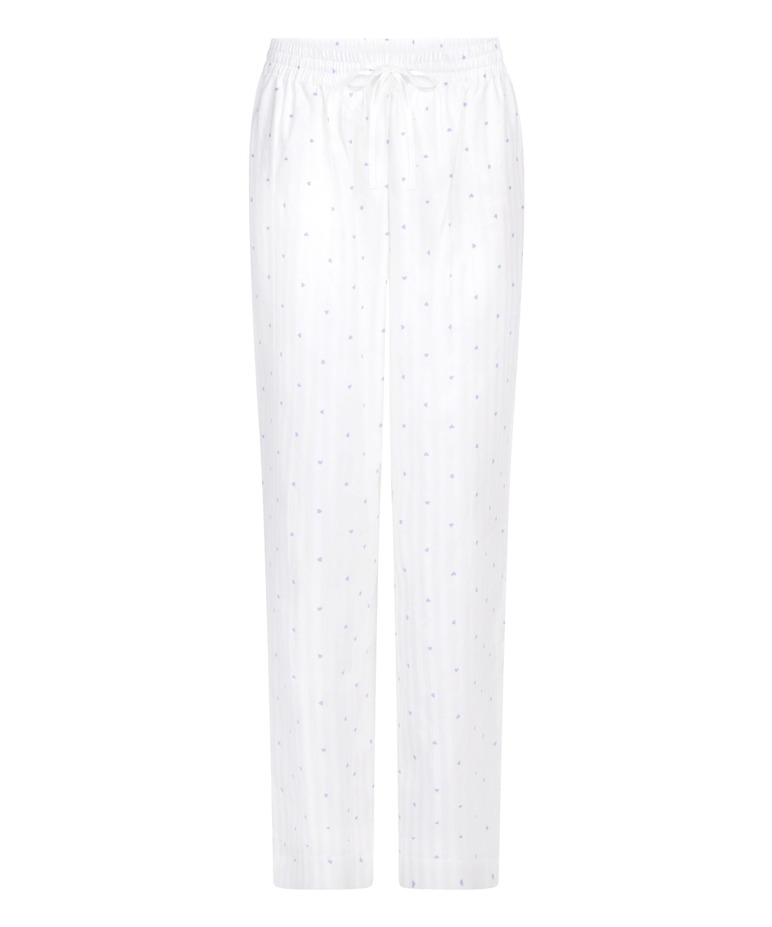 Pyjamasbyxor Jacquard Hearts, Bl&aring;