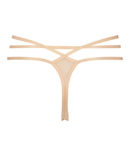 Kylie stringtrosa, Beige
