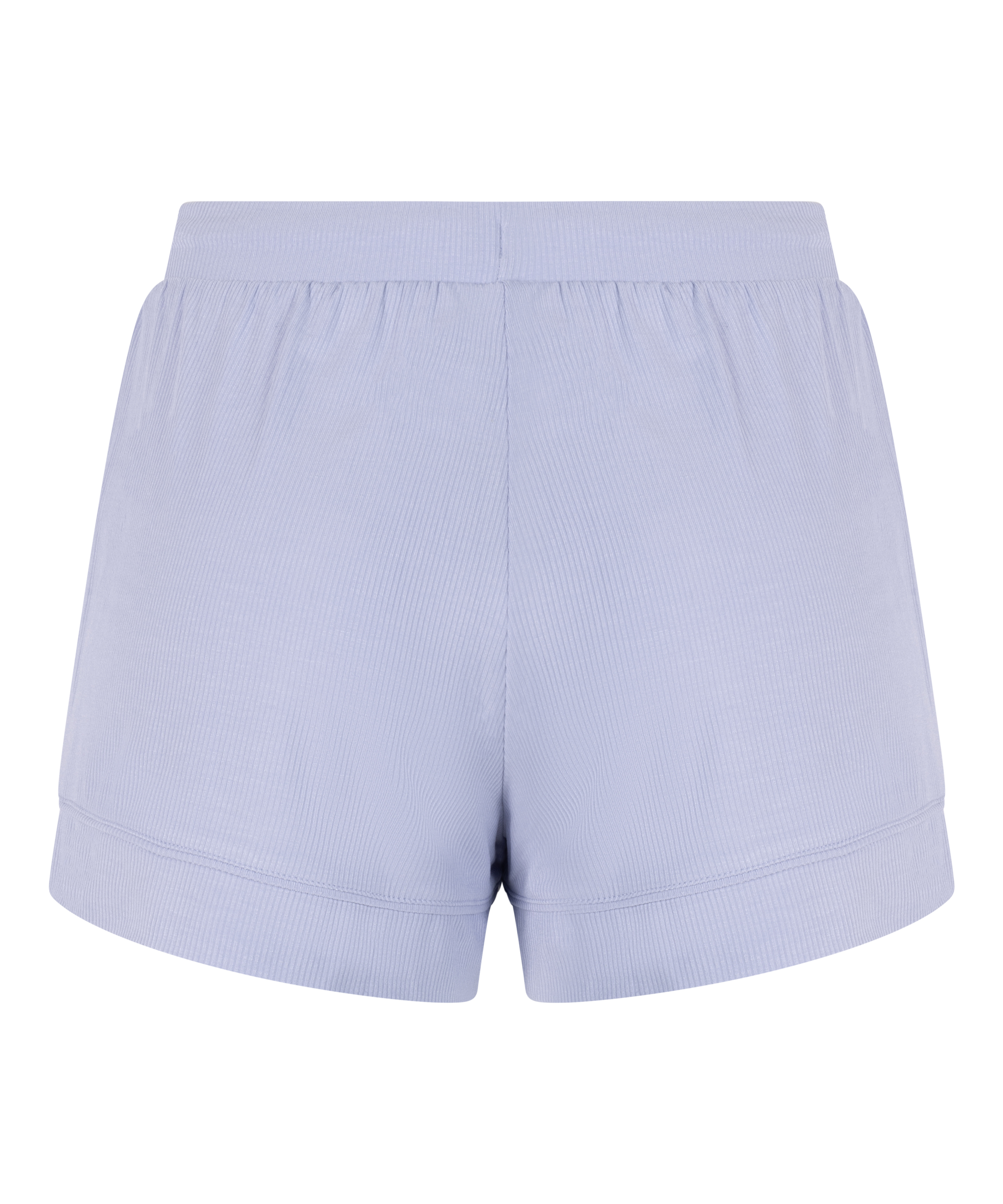 Essential-shorts i slätstickad jersey, blå, main