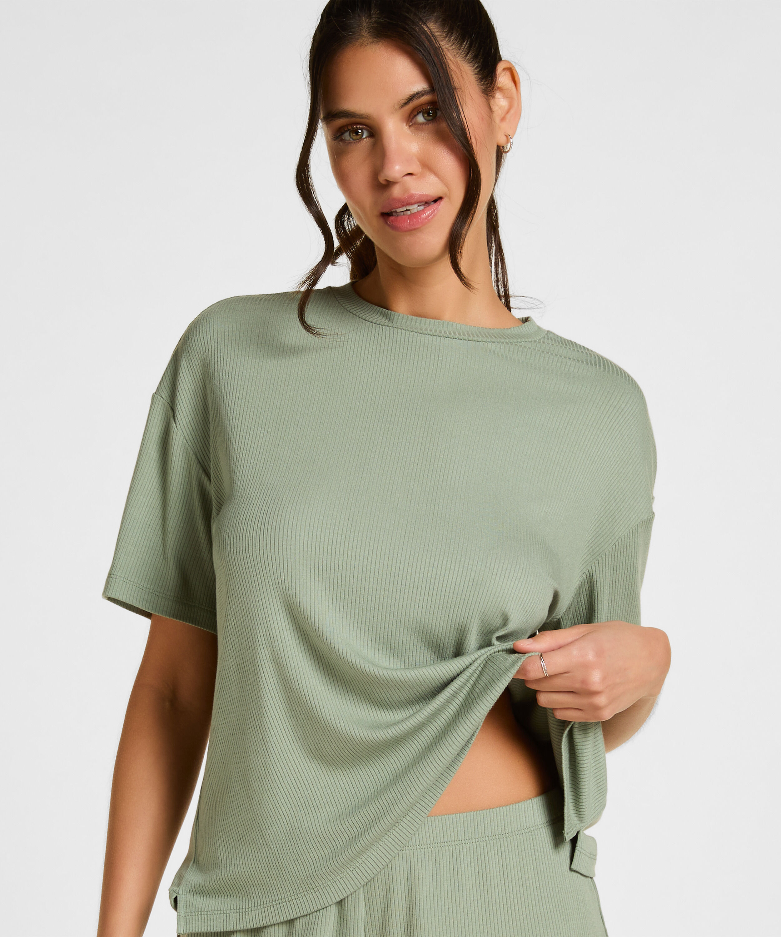 Pyjamas Shirt, Grön