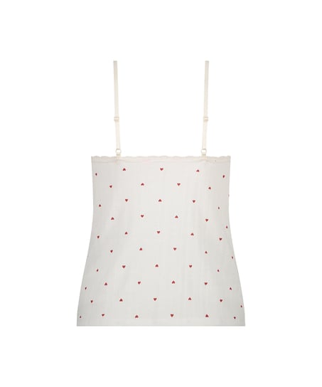 Linne Cami Lace, Vit