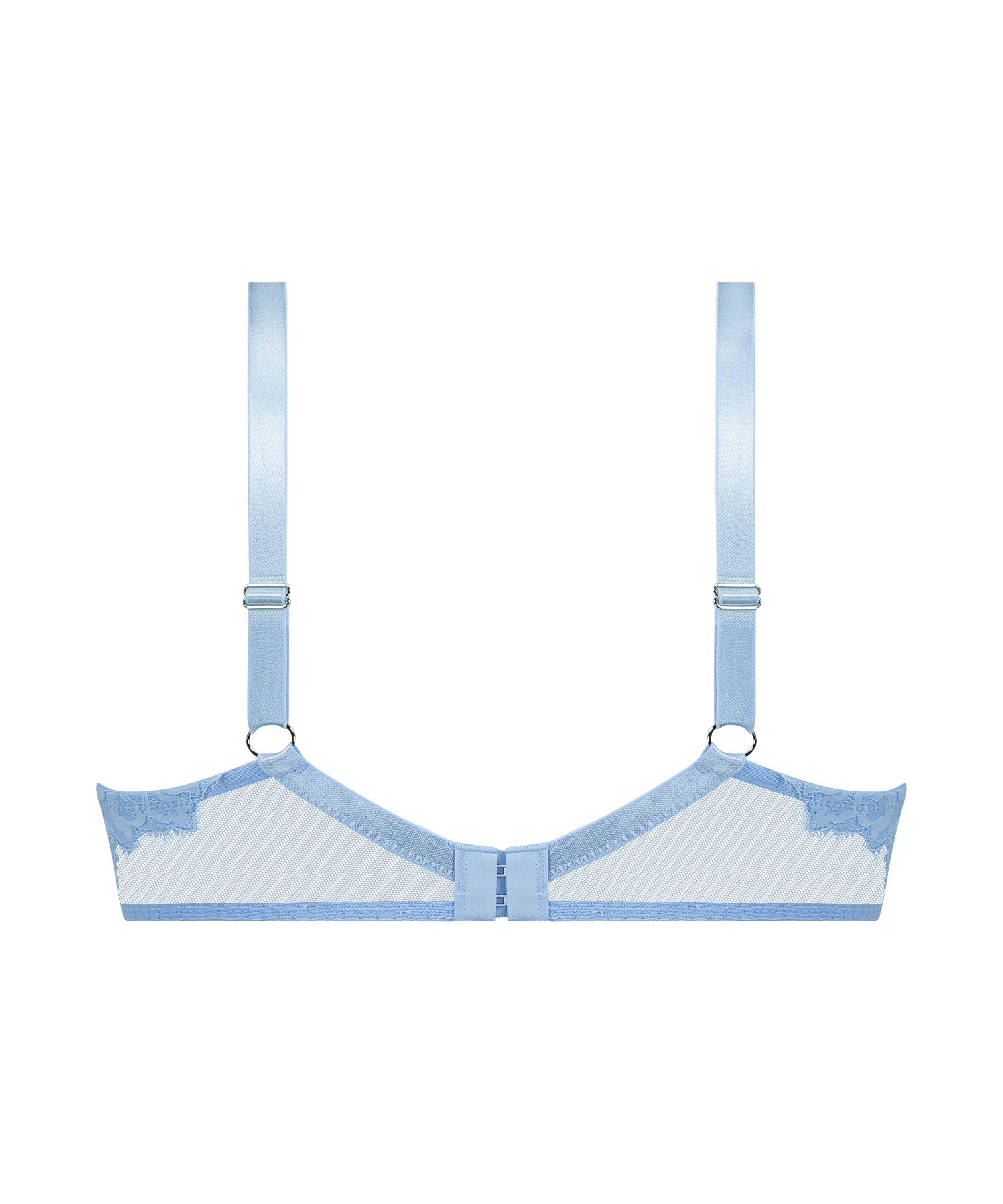 Icke-formpressad bygel-bh Isabella, Blå, main