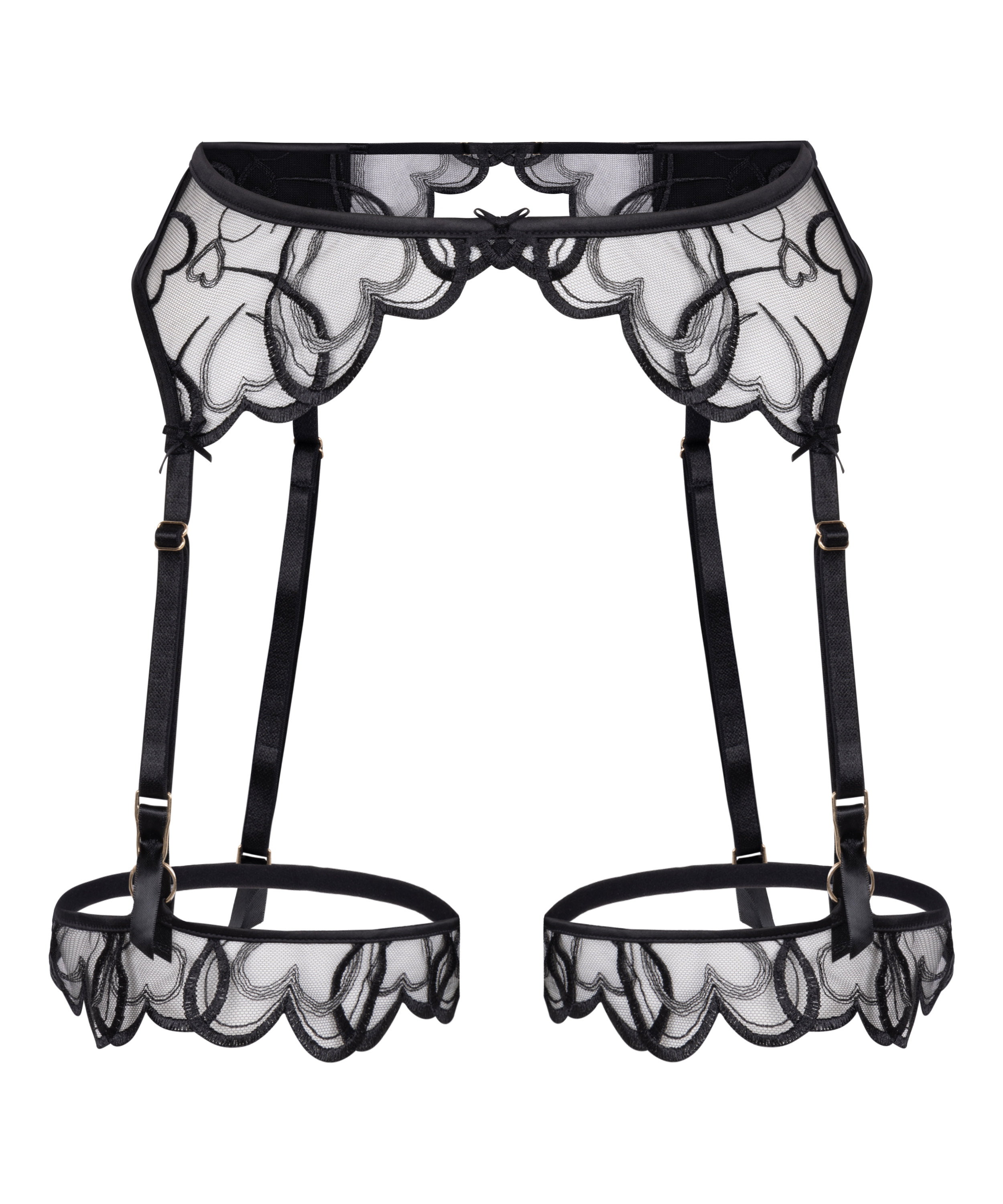 Olivia strumpebandsh&aring;llare, Svart, main