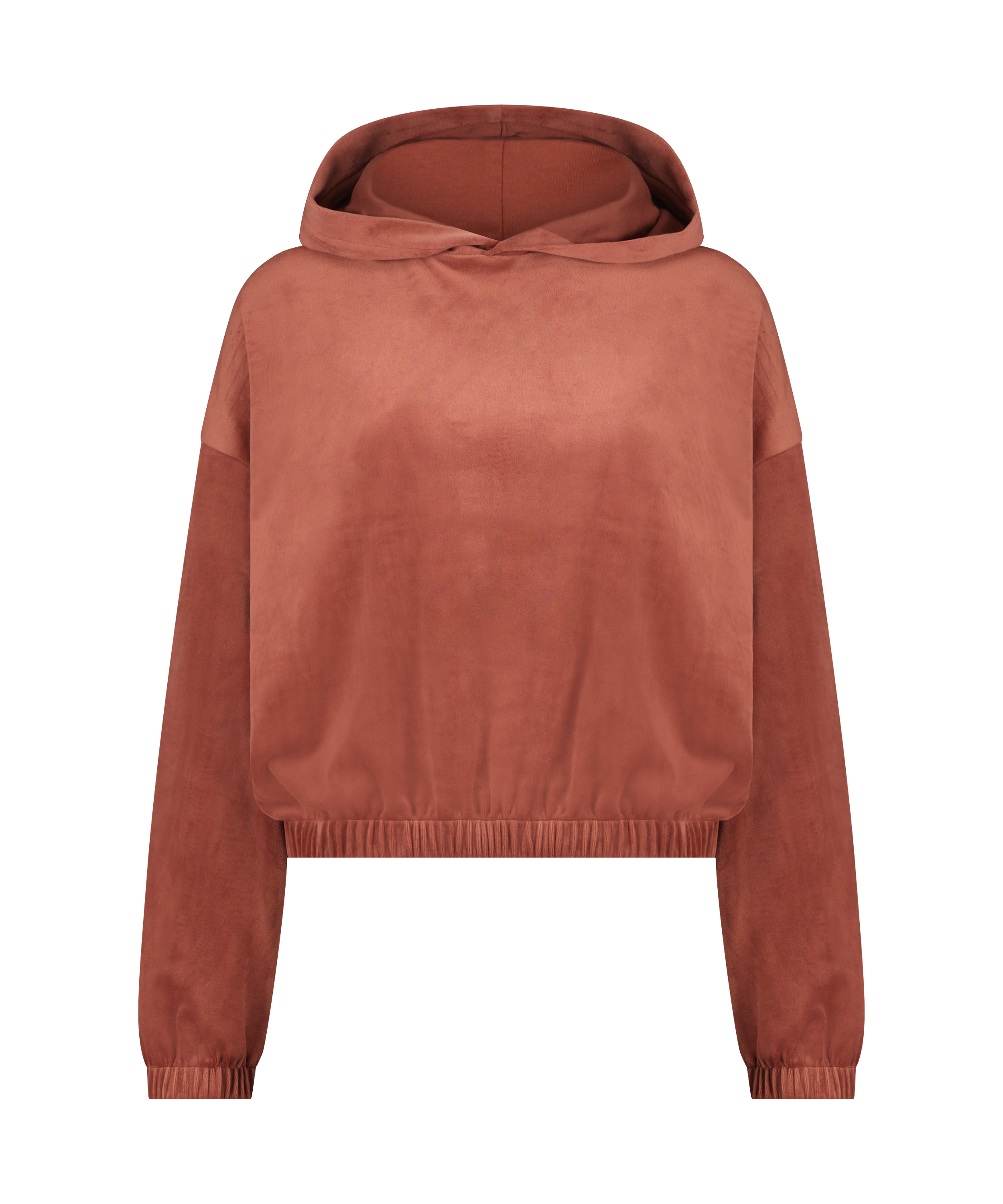 Velourtopp, Brun, main