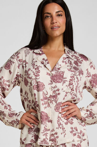 Pyjamasjacka Woven Print