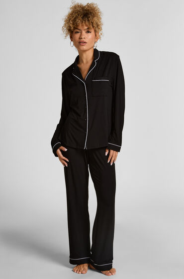 Hunkemöller Jerseybyxor Essential Svart