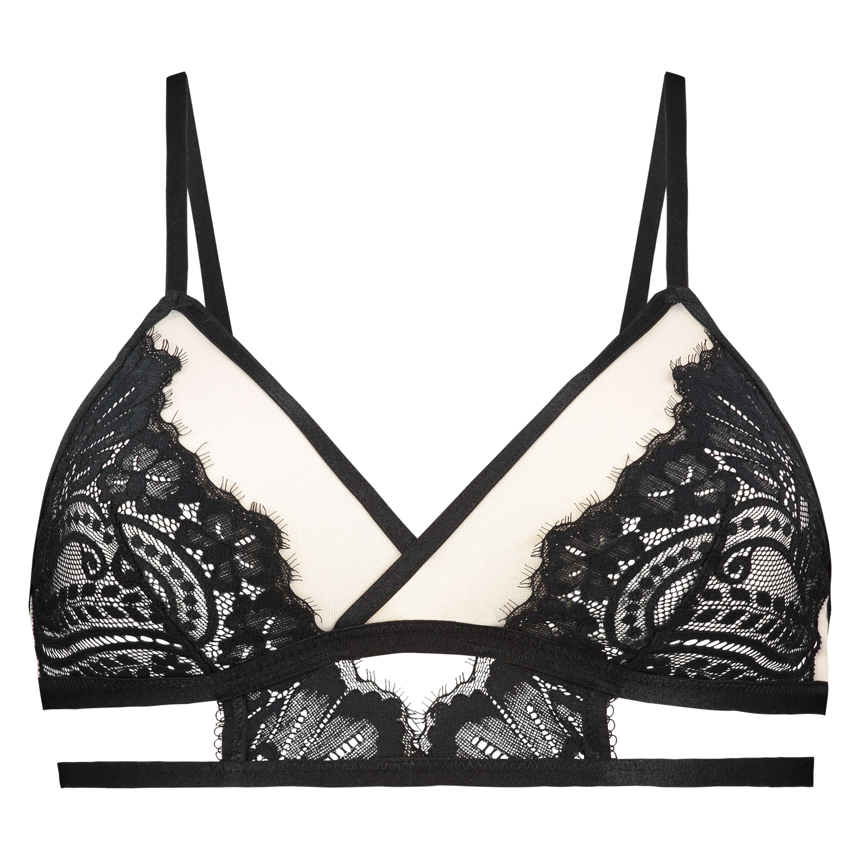 Triangelbralette Bella, Svart, main