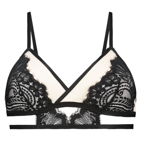 Triangelbralette Bella, Svart