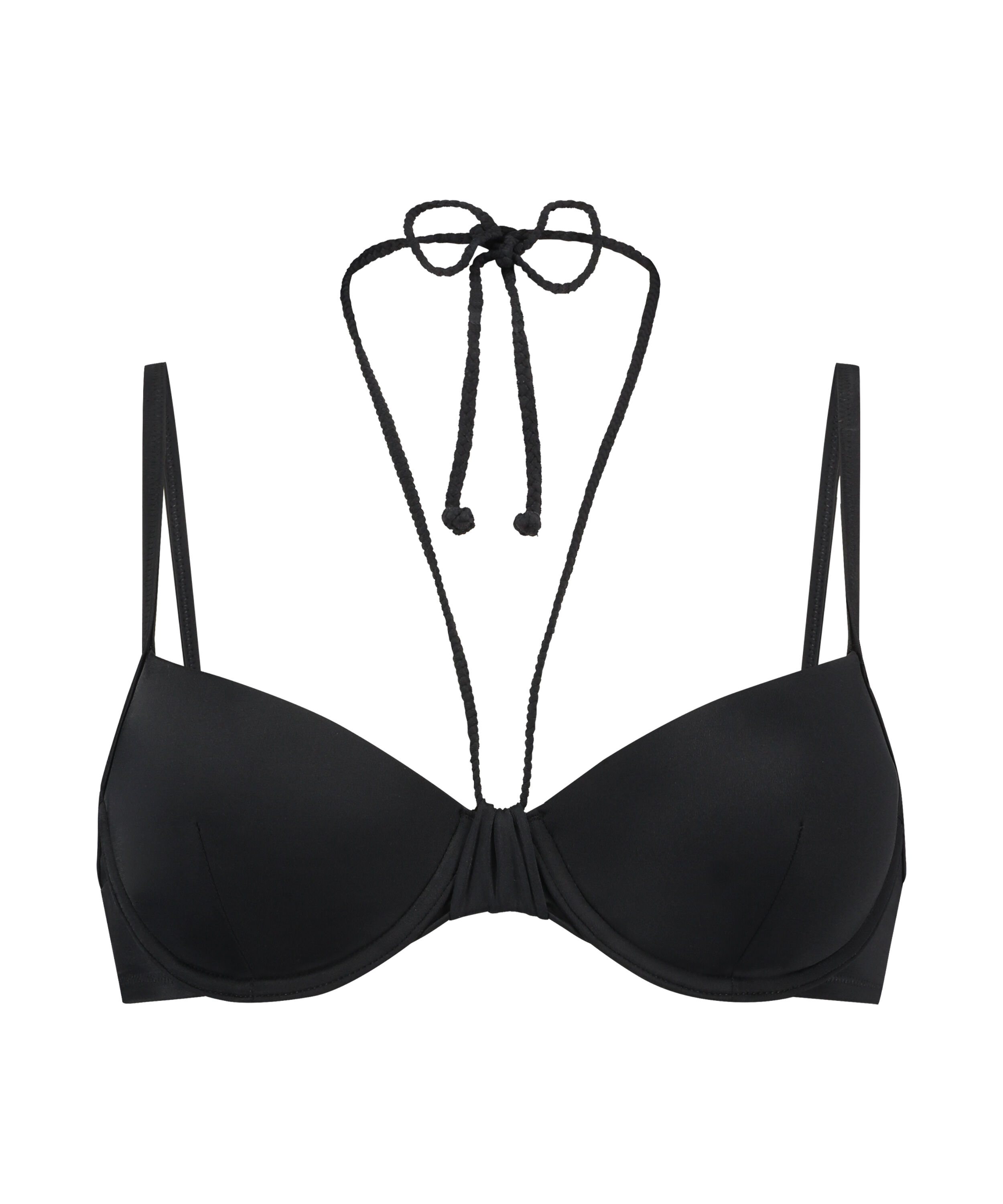 Luxe formpressad bikiniöverdel med bygel, Svart Luxe formpressad bikiniöverdel med bygel, Svart