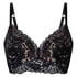 Formpressad bh utan bygel Andrea, Svart