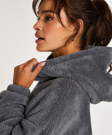 Mysig loungekl&auml;nning i fleece, gr&ouml;n