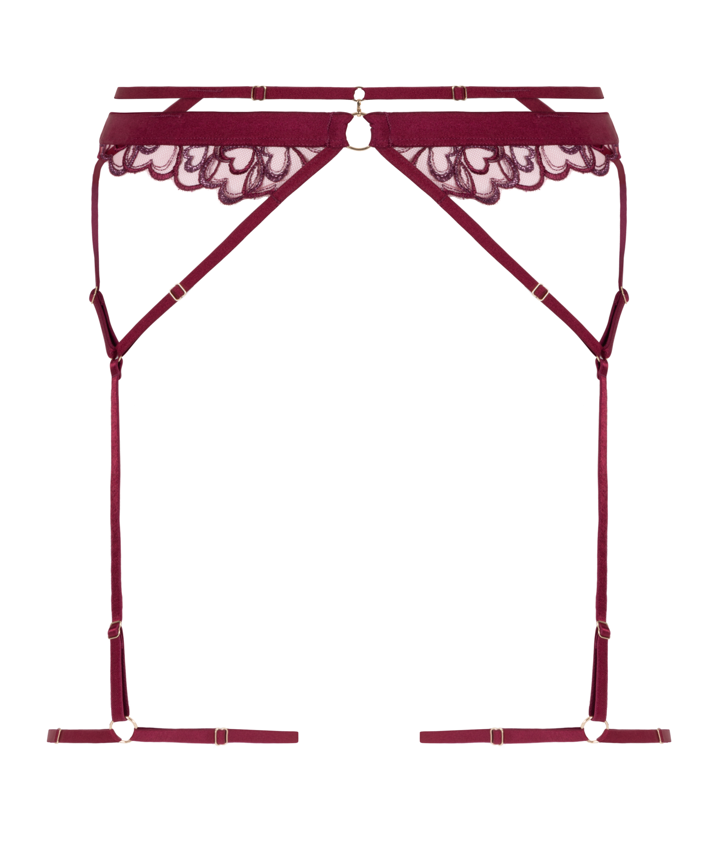 Strumpebandshållare Scarlett, Röd, main