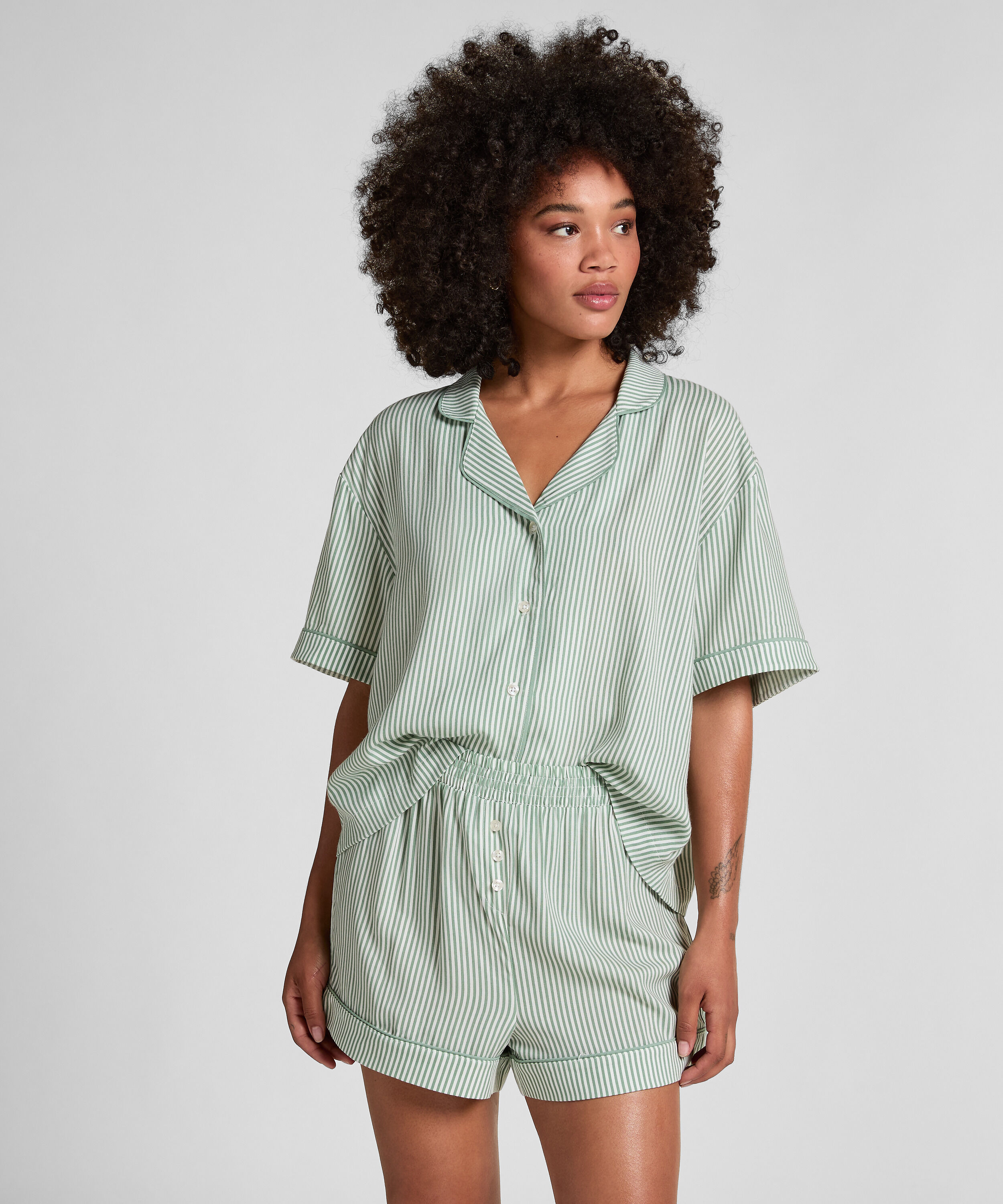 Vävda shorts, Grön Vävda shorts, Grön
