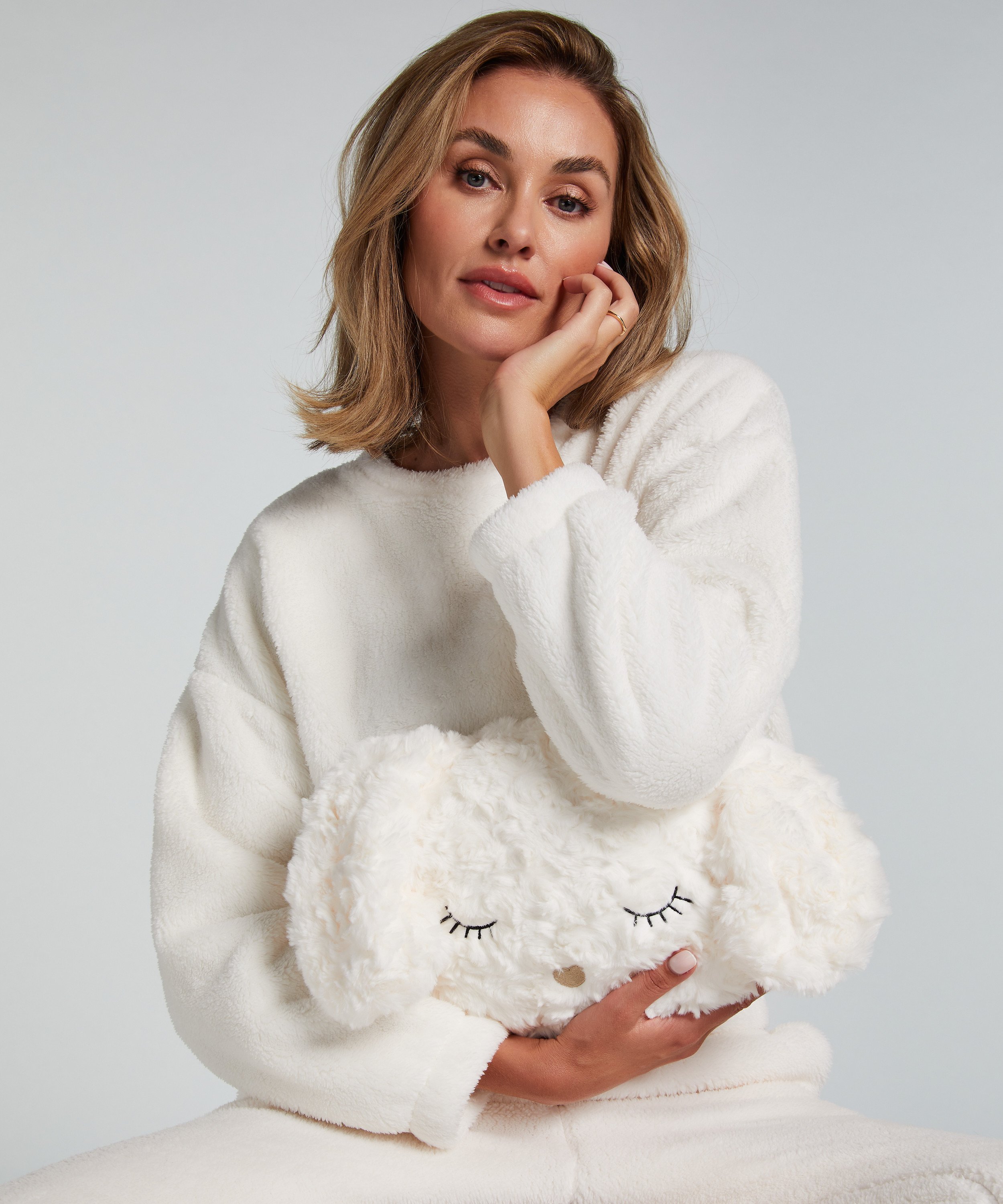 Varmvattenflaska, Vit, main