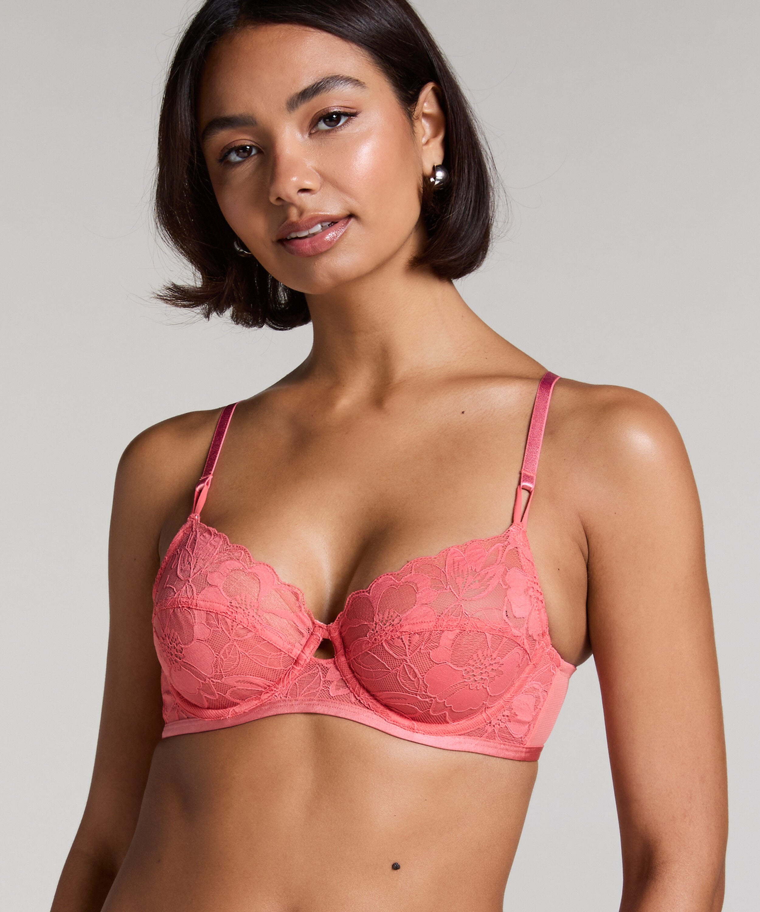 Icke formpressad bygel-bh Sophia, Rosa