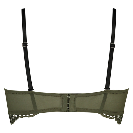 Formpressad longline-bh med bygel Xiomara, Gr&ouml;n