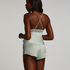 Pyjamasshorts Satin Marcela, grön