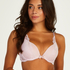 Leonie formpressad bygel-bh med push-up, Rosa