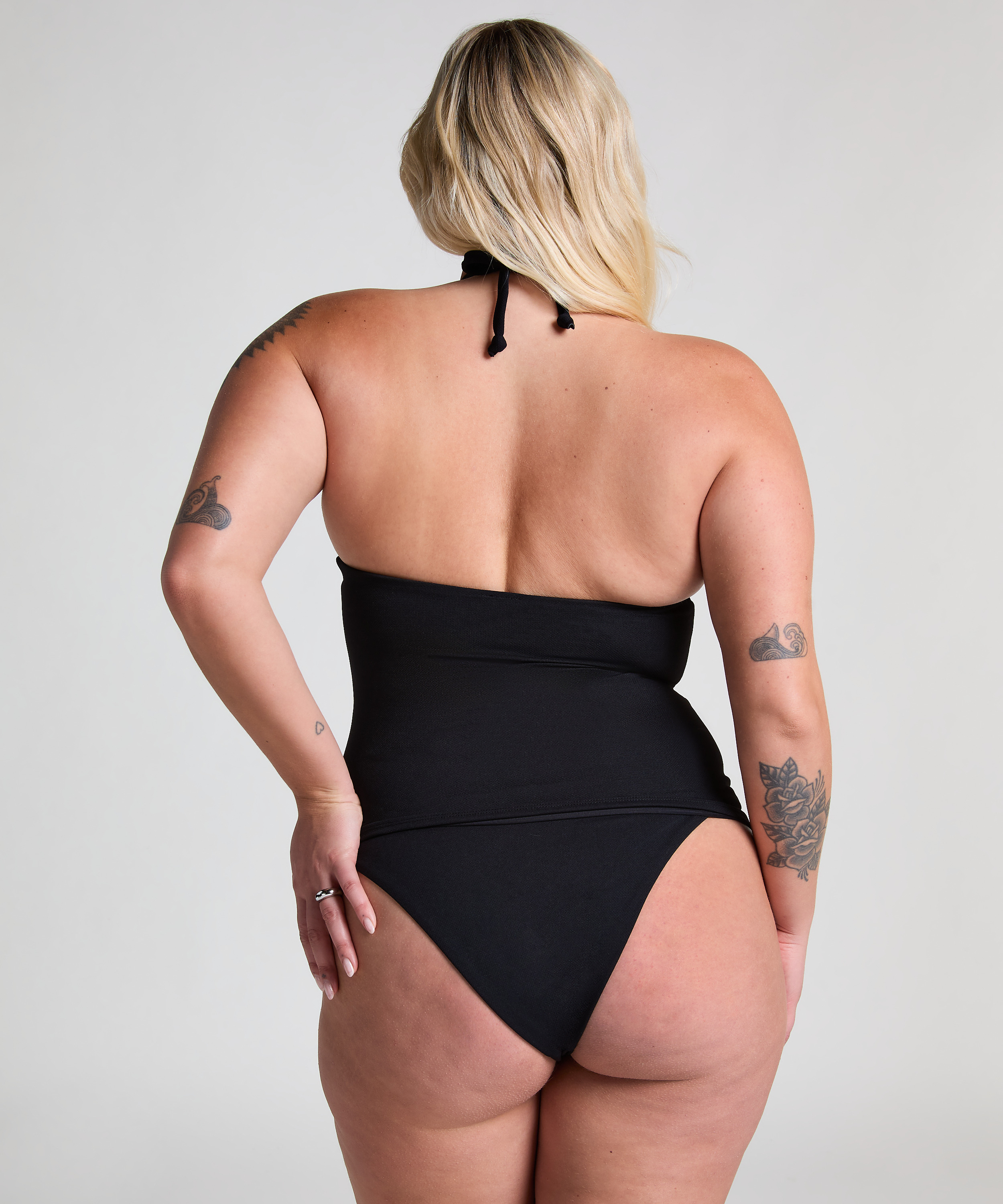 Formande tankini, Svart, main