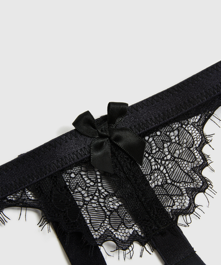 Strumpebandshandklovar, Svart