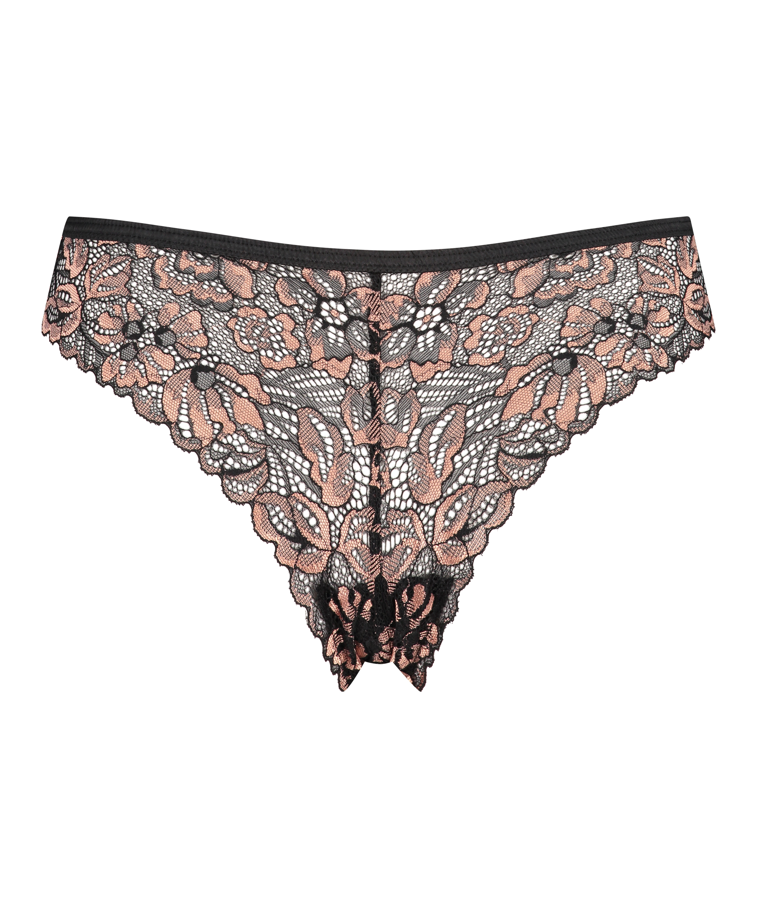 Ivy högt skuren braziliantrosa, Svart, main