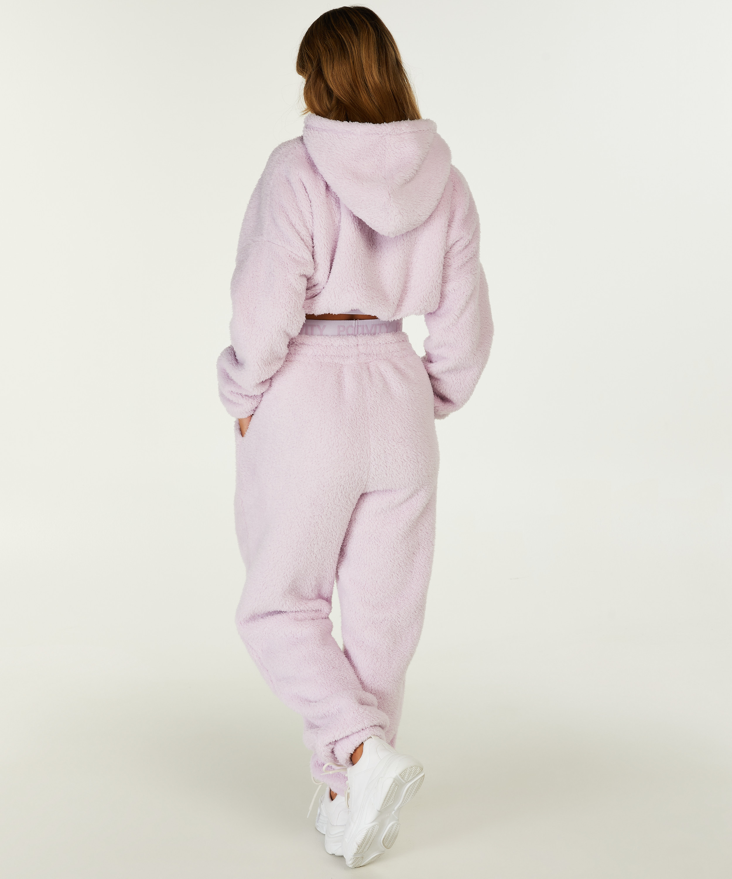 Boyfriend sweet fluffiga joggingbyxor, Lila, main