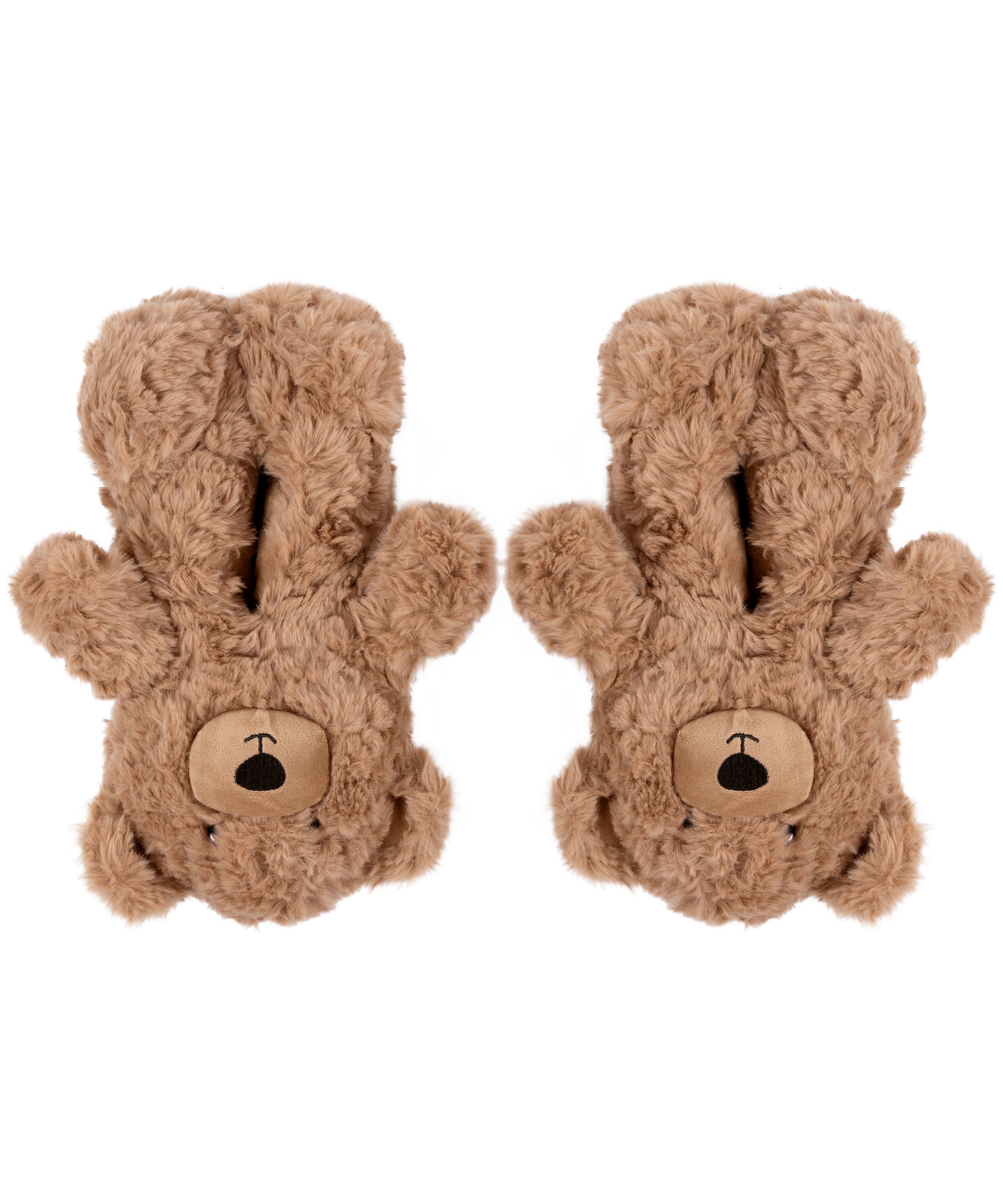 Tofflor Teddy Bear, Beige, main