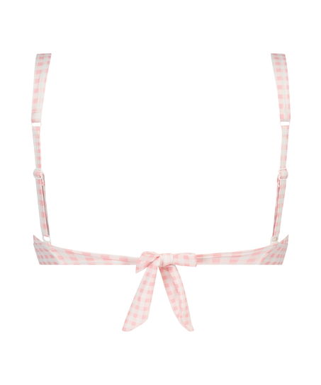 Seychelles croppad bikini-topp, Rosa
