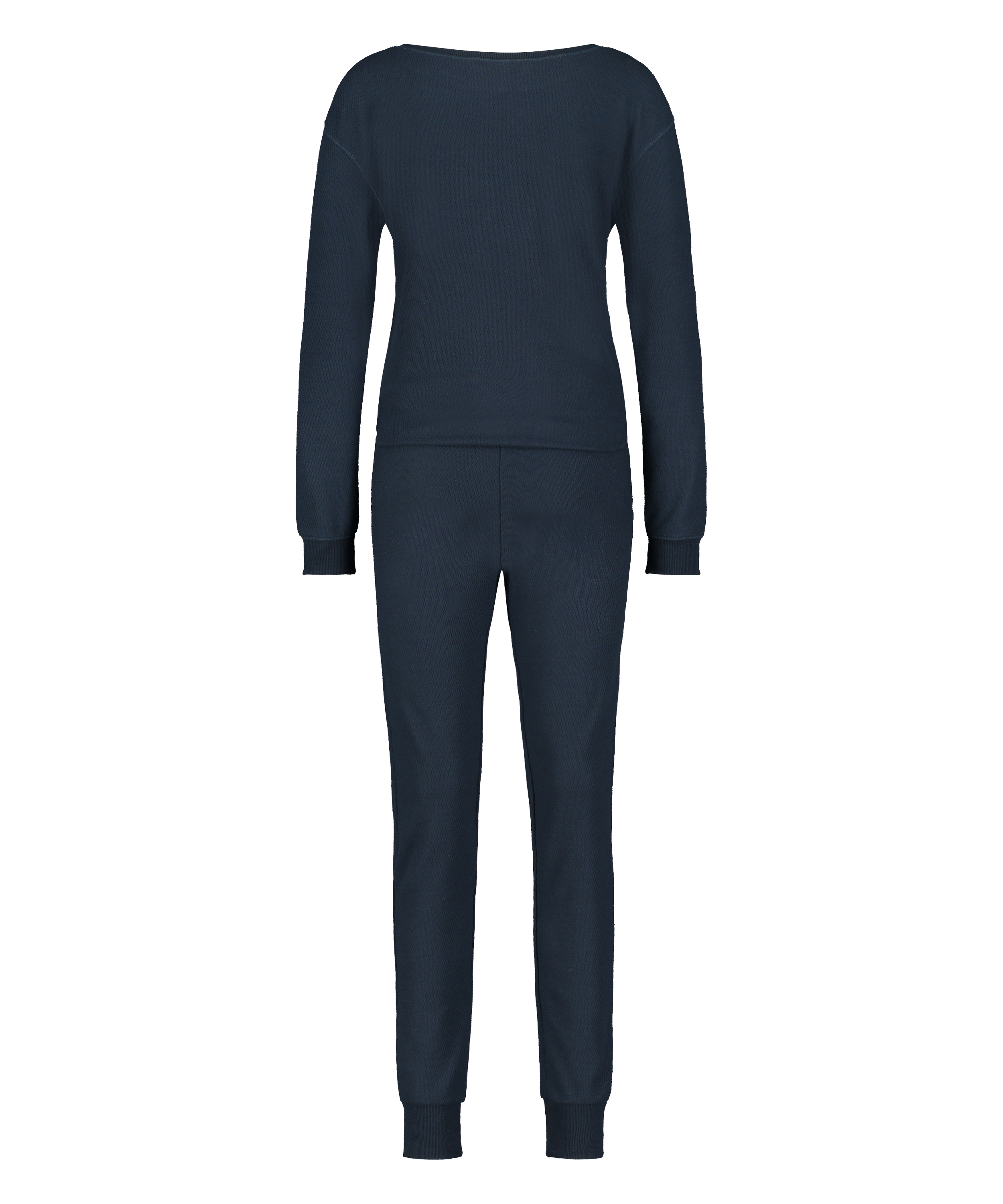 Pyjamasset Waffle, Bl&aring;, main