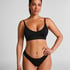Dide triangel-bralette, Svart