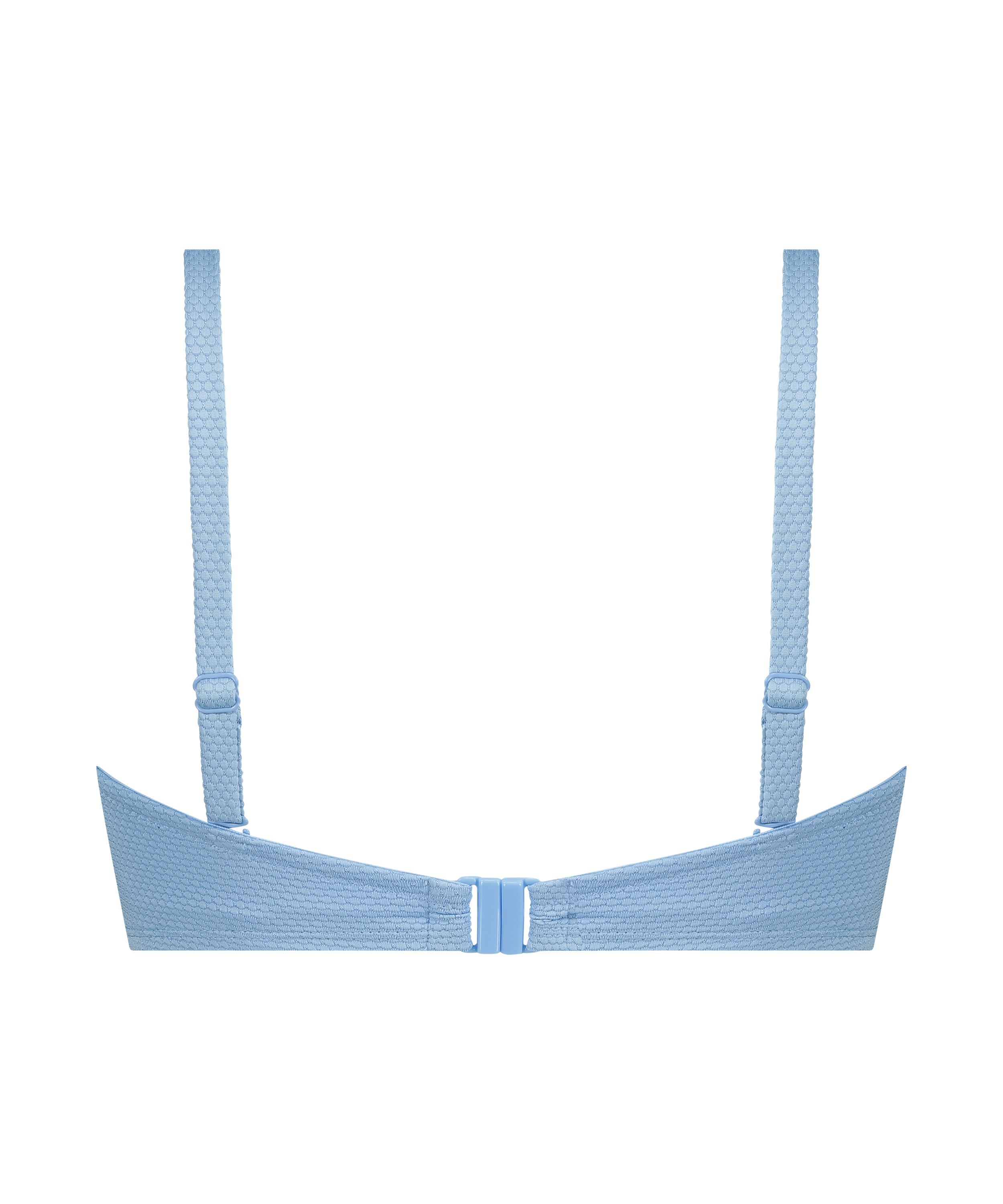 Formpressad push-up-bikinitopp Storlek A - E, Bl&aring;, main