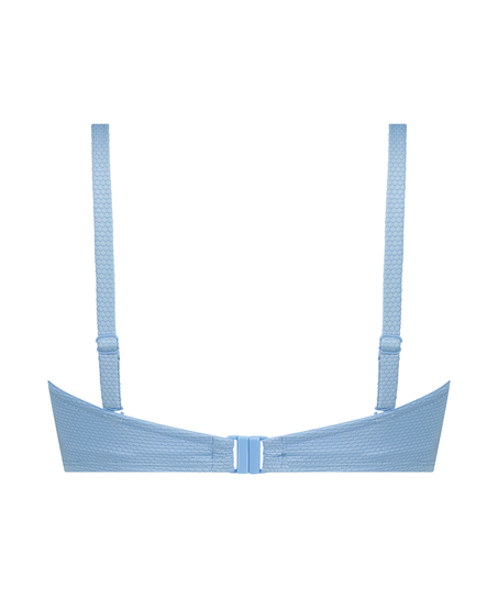 Formpressad push-up-bikinitopp Storlek A - E, Bl&aring;