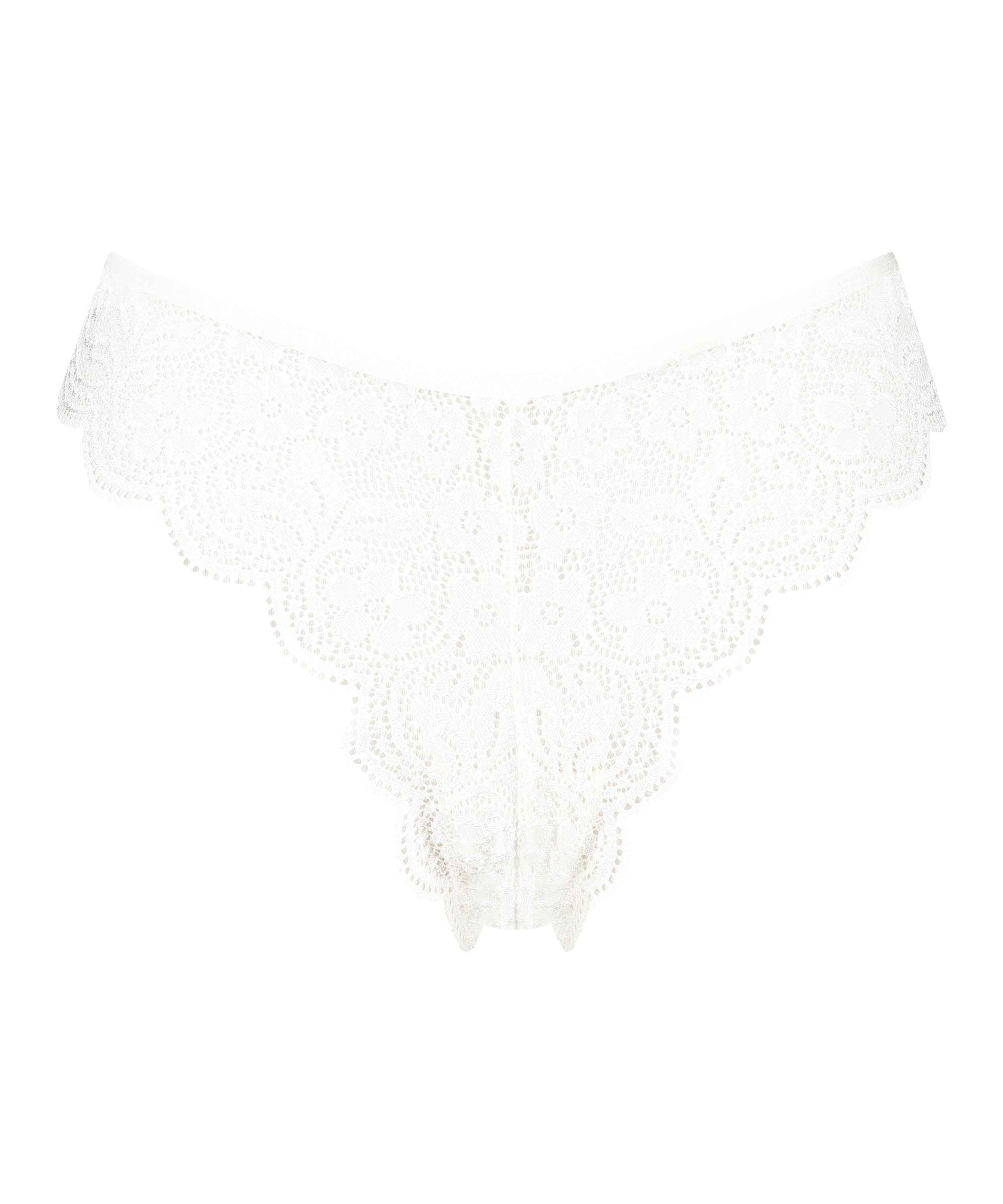 Högt skuren braziliantrosa, Vit, main