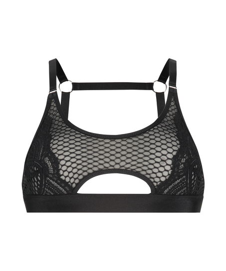 Duckie bralette, Svart
