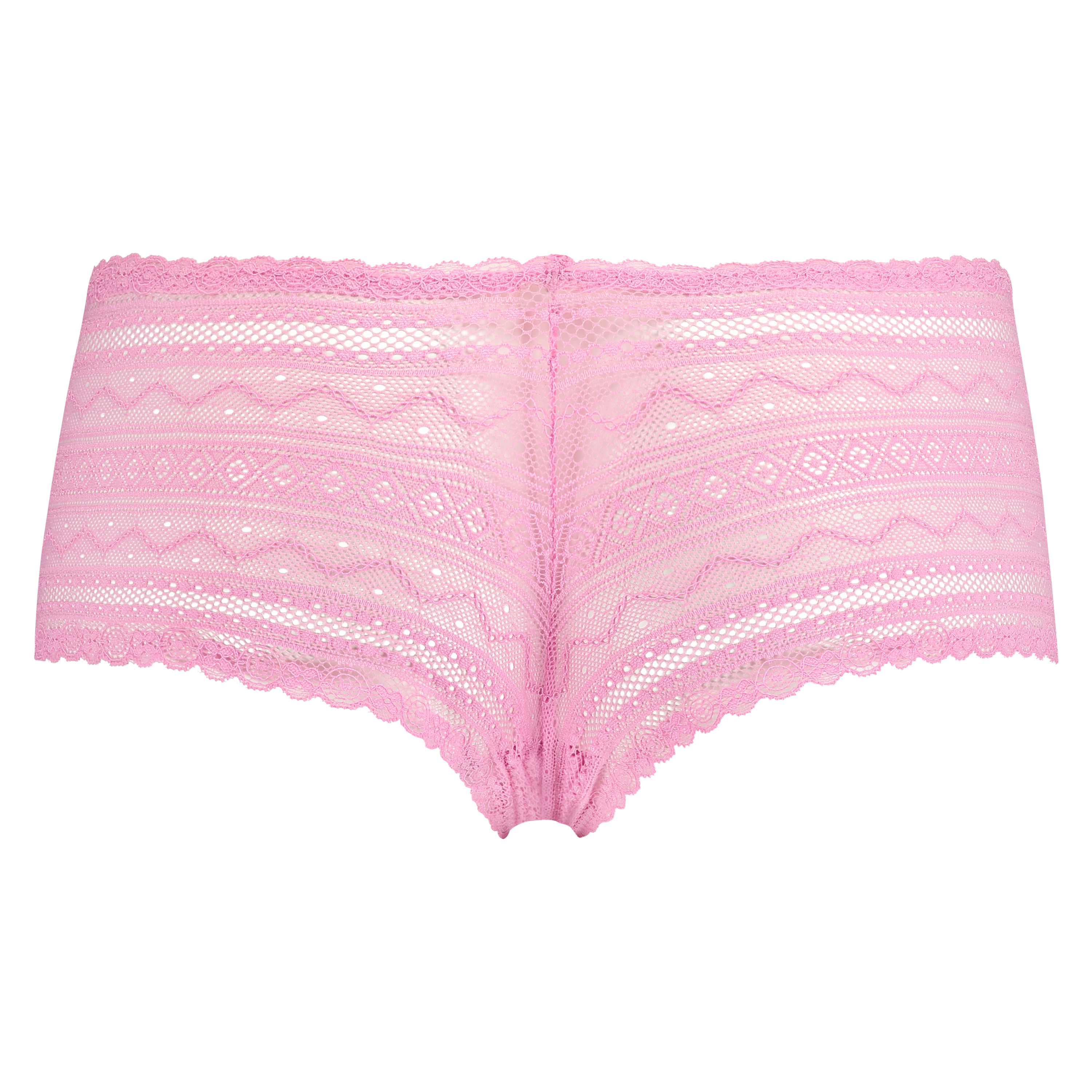 Geo Lace Boxer, Rosa, main