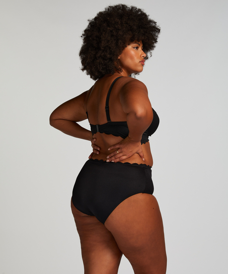 Rio Bikiniunderdel Scallop, Svart