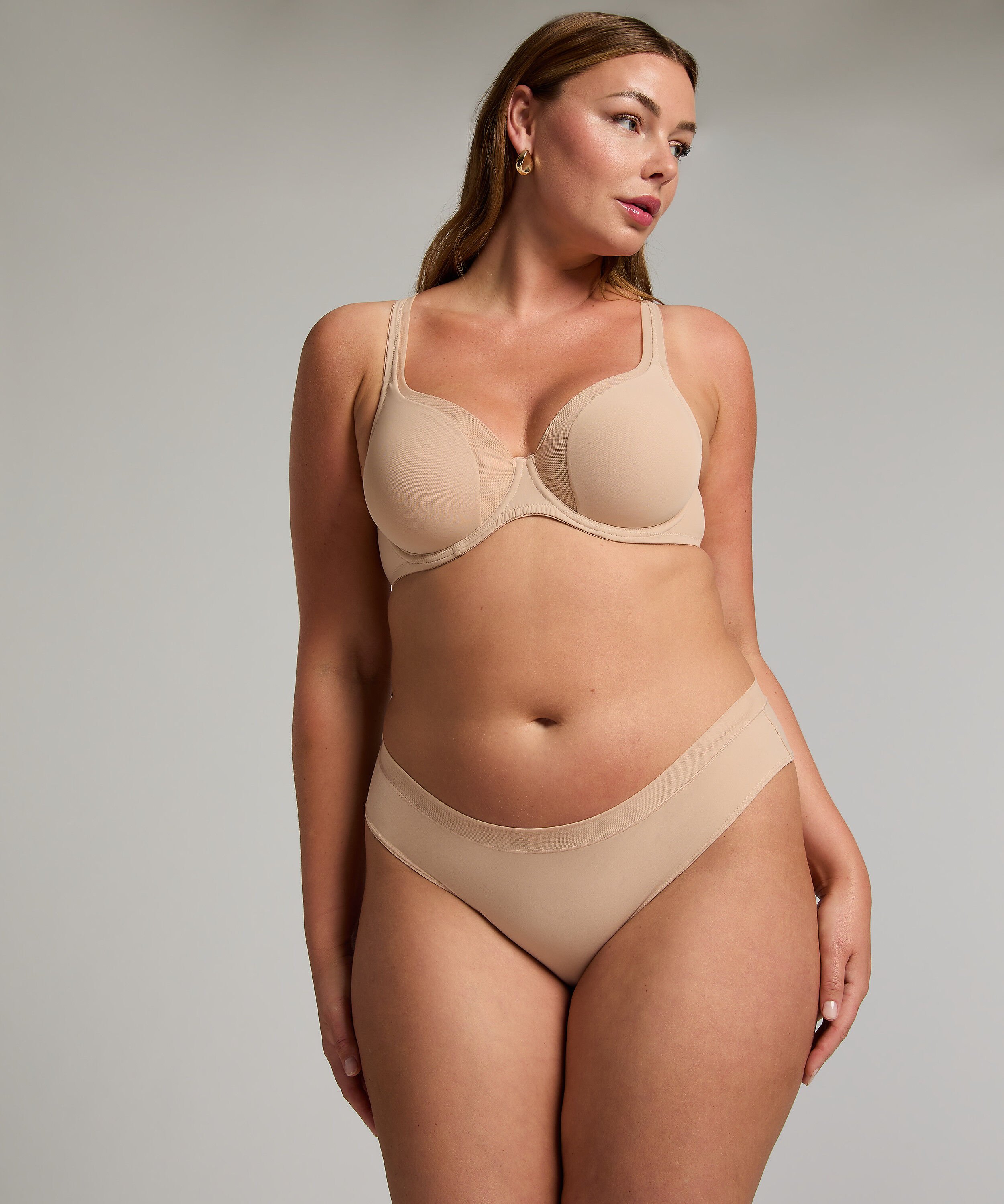 Mesh braziliantrosa, Beige Mesh braziliantrosa, Beige