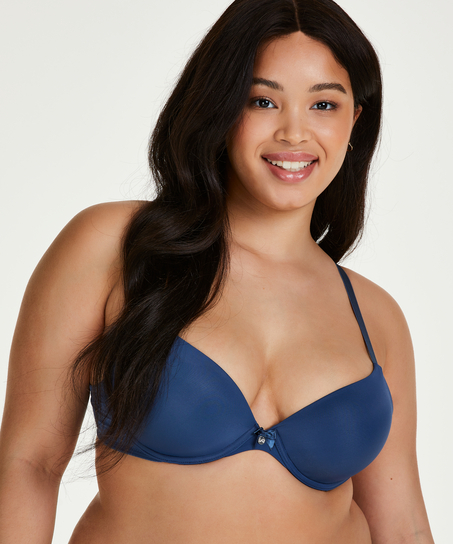 Formpressad bygel-bh Plunge, bl&aring;