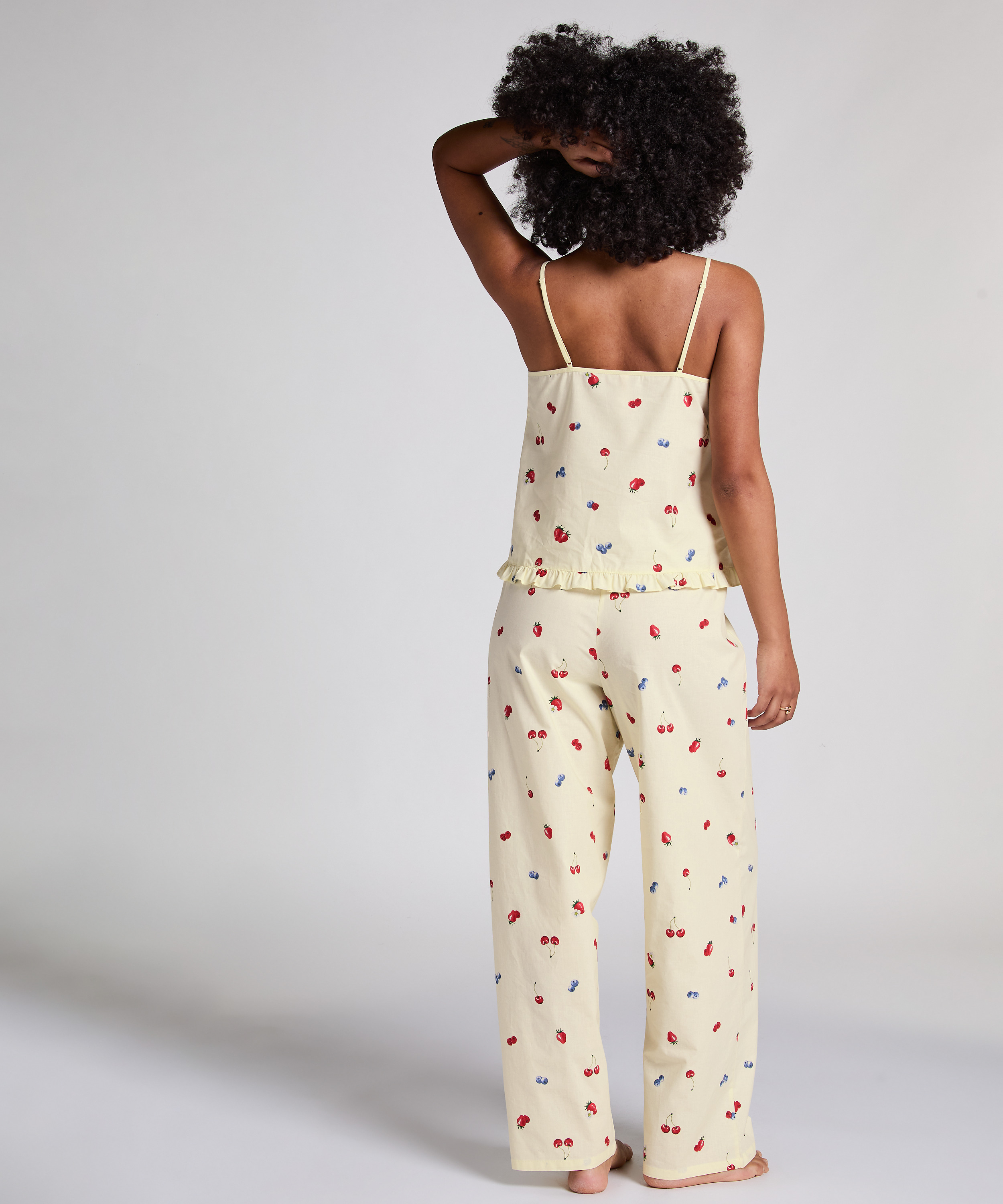 Vävda byxor, Gul, main