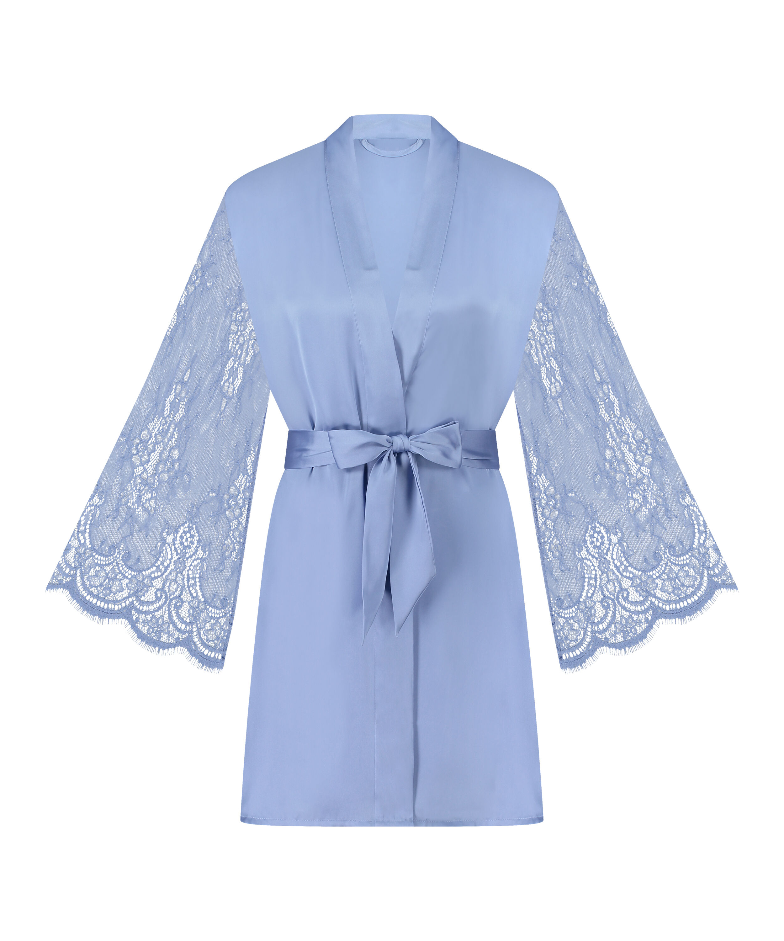 Kimono Satin, Blå