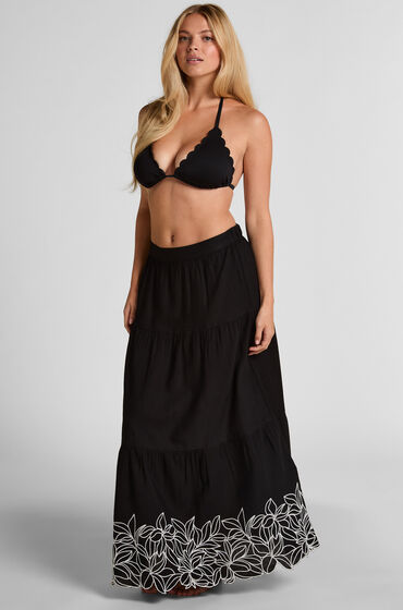 Hunkemöller Broderad kjol Svart