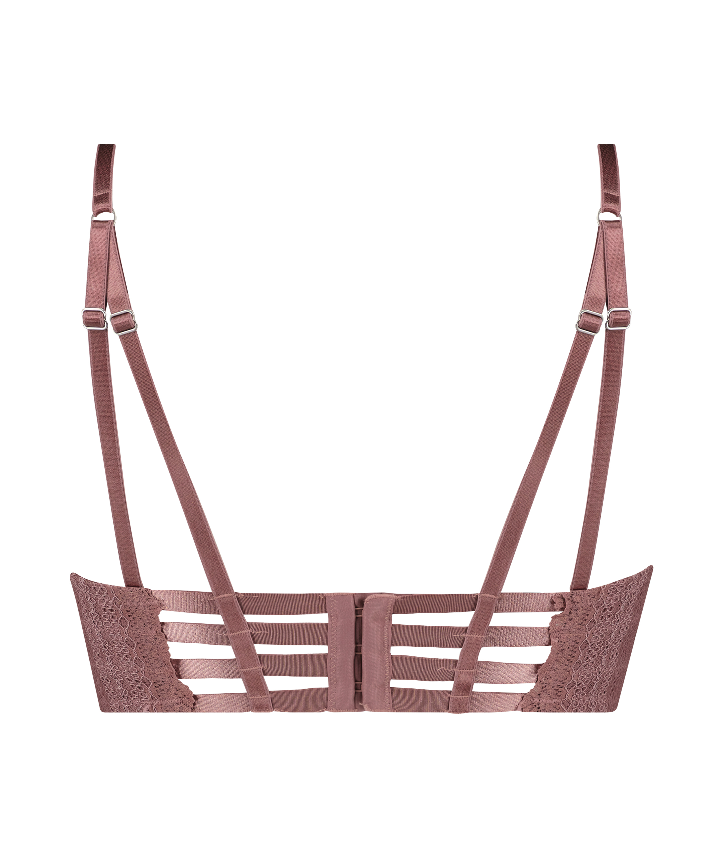 Formpressad longline-bh med bygel och push-up Chynna, Lila, main